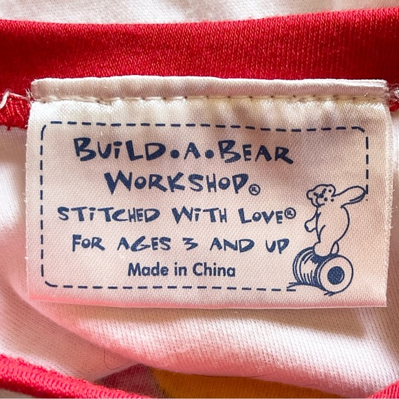 Build A Bear Superman Pajamas - 2 Piece Set - T Shirt & Pants - Picture 6 of 6